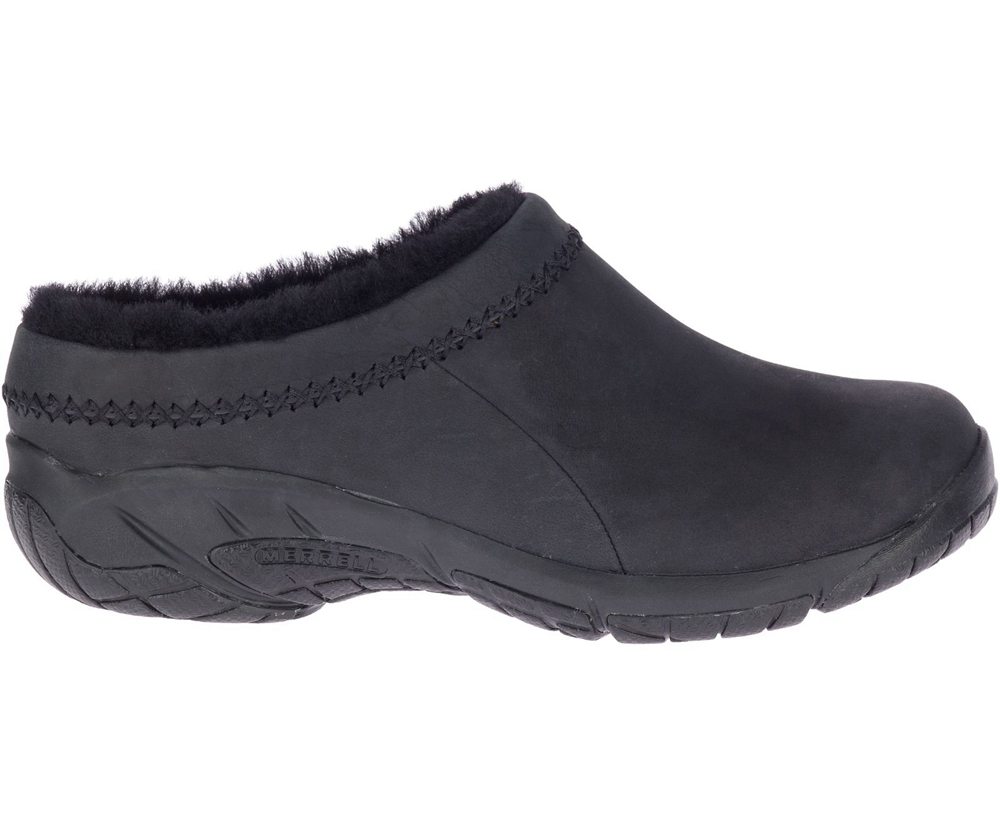 Merrell Slip Ons Damskie Czarne - Encore Ice 4 Skórzane - 638519-DMQ